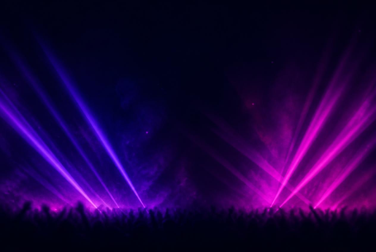 Concert stage lights